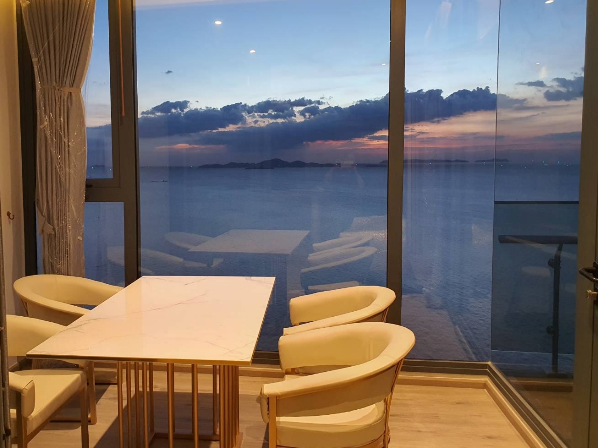 KT0045🏖️56.8ตรม 1ห้องนอน 1ห้องเล็ก ชั้น36🌊วิวทะเล ห้องนั่งเล่นกว้าง AROM อารมณ์ วงศ์อมาตย์🦀พัทยาเหนือ