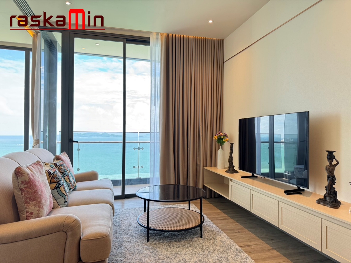 KT0051🏖️1ห้องนอน 46ตรม ชั้น 41🌊วิวทะเล พร้อมเฟอร์นิเจอร์ AROM อารมณ์ วงศ์อมาตย์🦀พัทยาเหนือ