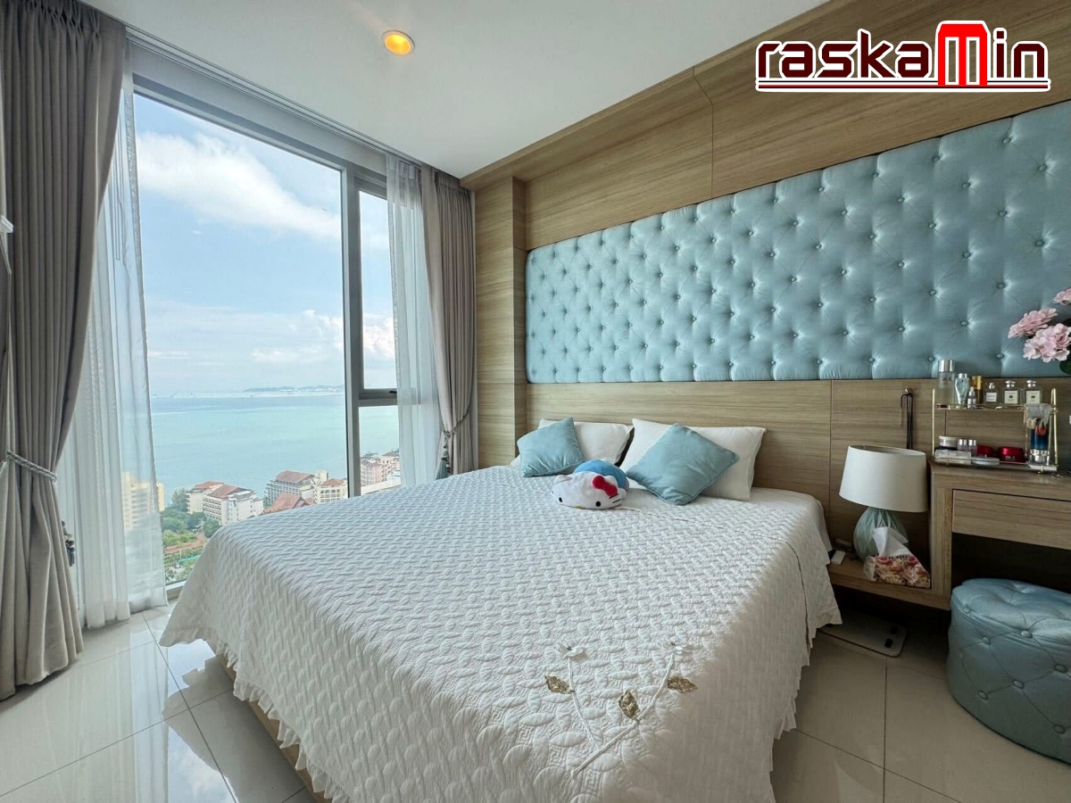 KT0058🗺️FQ🏄‍♂️1ห้องนอน 35ตรม ชั้น28🌊วิวทะเล พร้อมเฟอร์นิเจอร์ The Riviera Wongamat | เดอะ ริเวียร่า วงศ์อมาตย์ บีช🦀