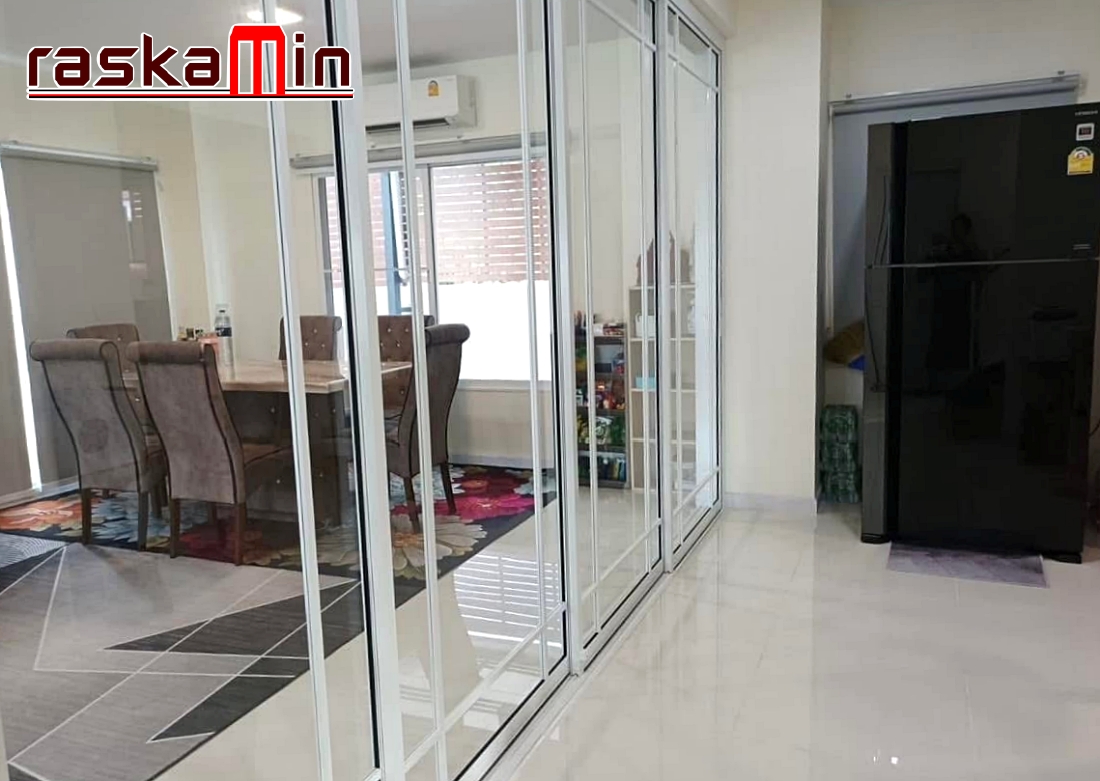 KT0061🏡บ้าน 100ตรว 3ห้องนอน🌳พร้อมสวนขนาดใหญ่และเฟอร์นิเจอร์ บ้านพฤกษานารา ชัยพฤกษ์2-จอมเทียน