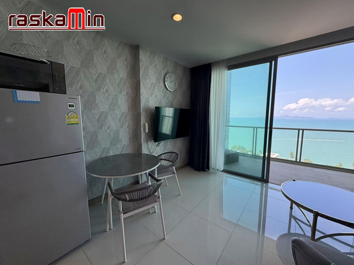 KT0067🗺️FQ🏄‍♂️2ห้องนอน 71ตรม ชั้น23🌊วิวทะเล พร้อมเฟอร์นิเจอร์ The Riviera Wongamat | เดอะ ริเวียร่า วงศ์อมาตย์ บีช🦀