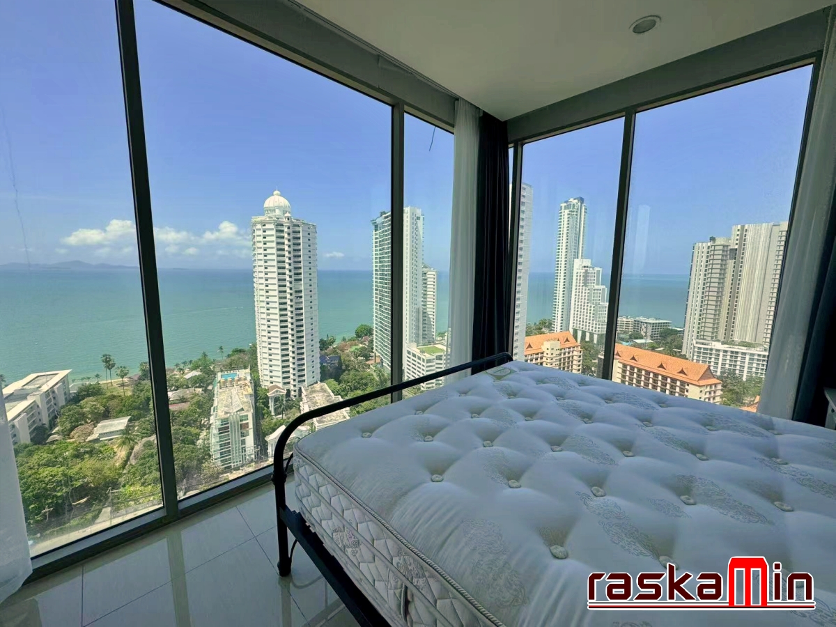 KT0067🗺️FQ🏄‍♂️2ห้องนอน 71ตรม ชั้น23🌊วิวทะเล พร้อมเฟอร์นิเจอร์ The Riviera Wongamat | เดอะ ริเวียร่า วงศ์อมาตย์ บีช🦀