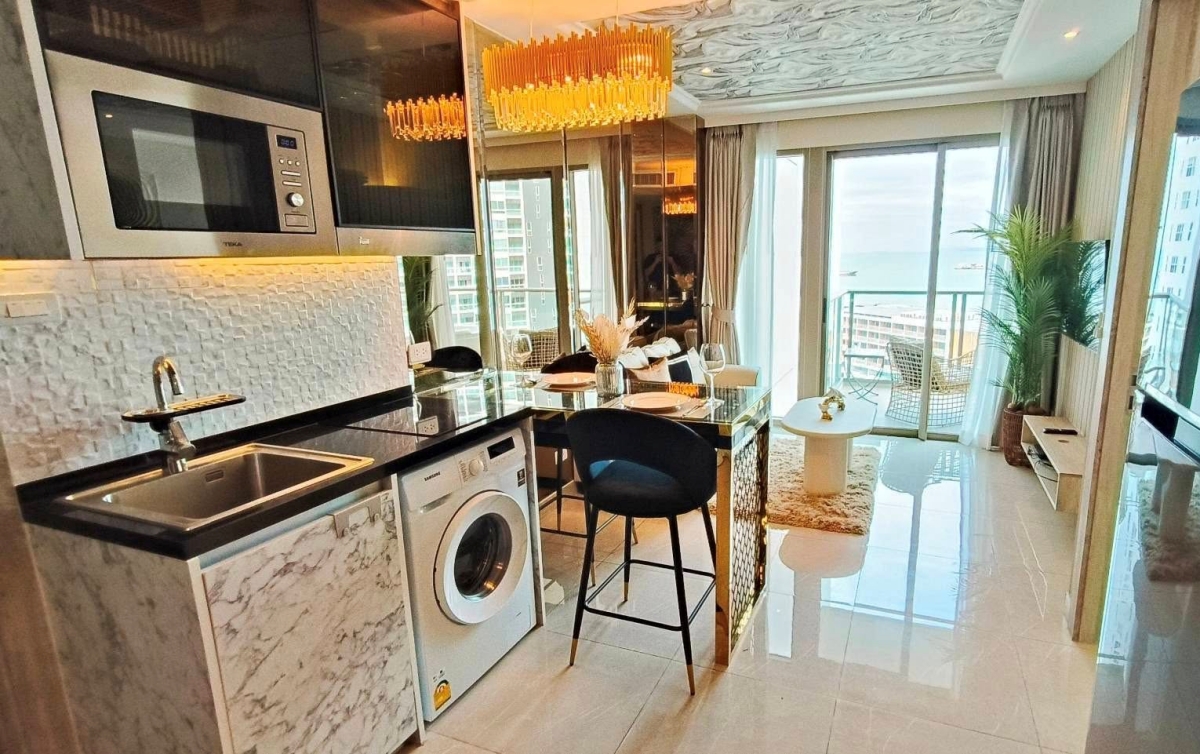 KT0069🌅1ห้องนอน 45ตรม ชั้น14🏖️วิวทะเล ระเบียงกว้าง+Jacuzzi🛁The Riviera Monaco | เดอะ ริเวียร่า โมนาโก