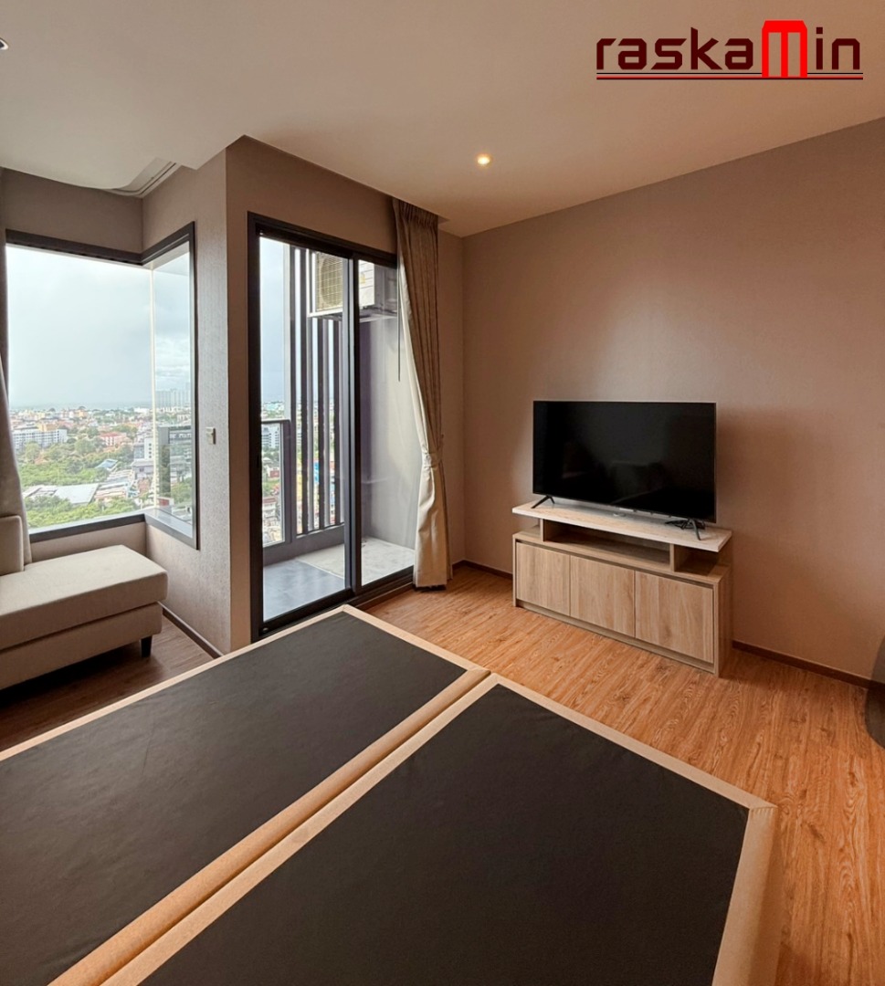 KT0086🌊ONCE Pattaya วันซ์ พัทยา สาย3🌅1ห้องนอน 28.18ตรม ชั้น20 พร้อมเฟอร์นิเจอร์