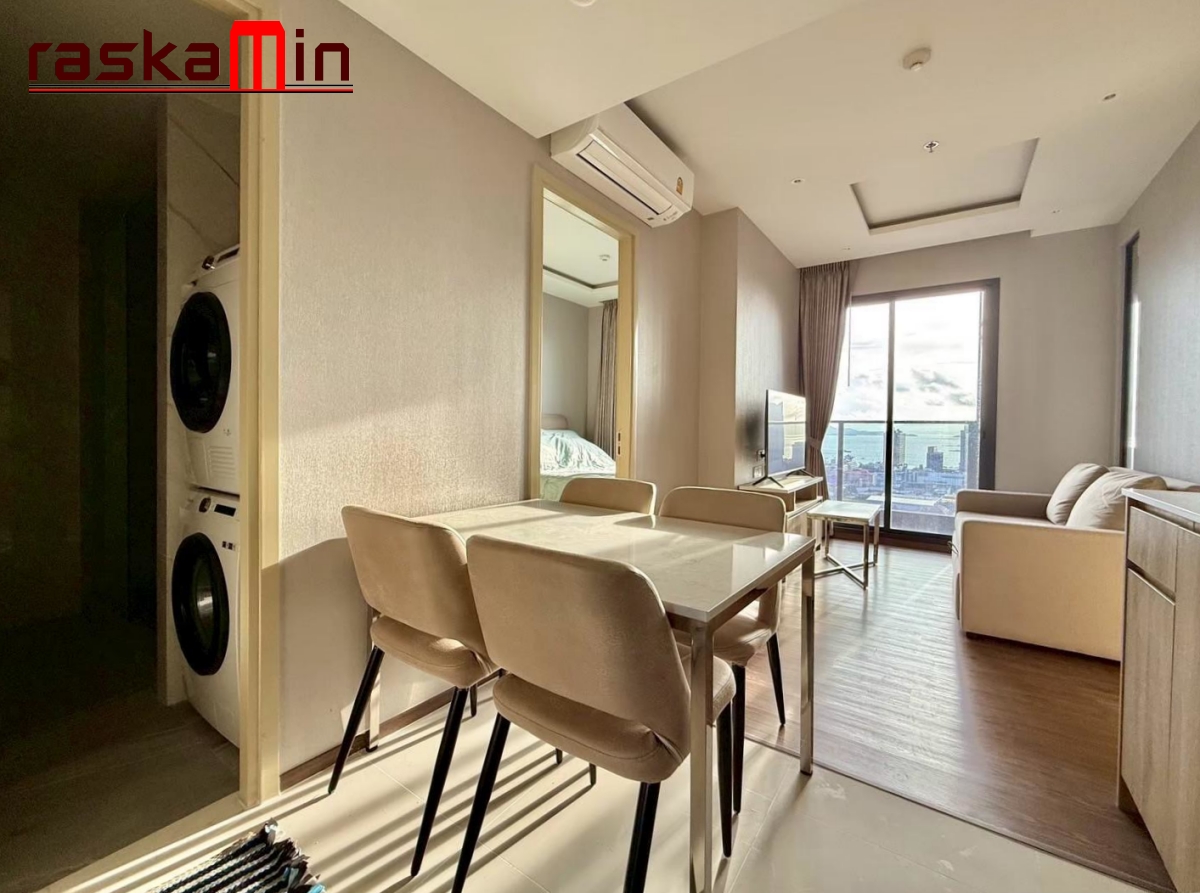 KT0089🌊ONCE Pattaya วันซ์ พัทยา สาย3🌅2ห้องนอน 58.5ตรม ชั้น22 พร้อมเฟอร์นิเจอร์