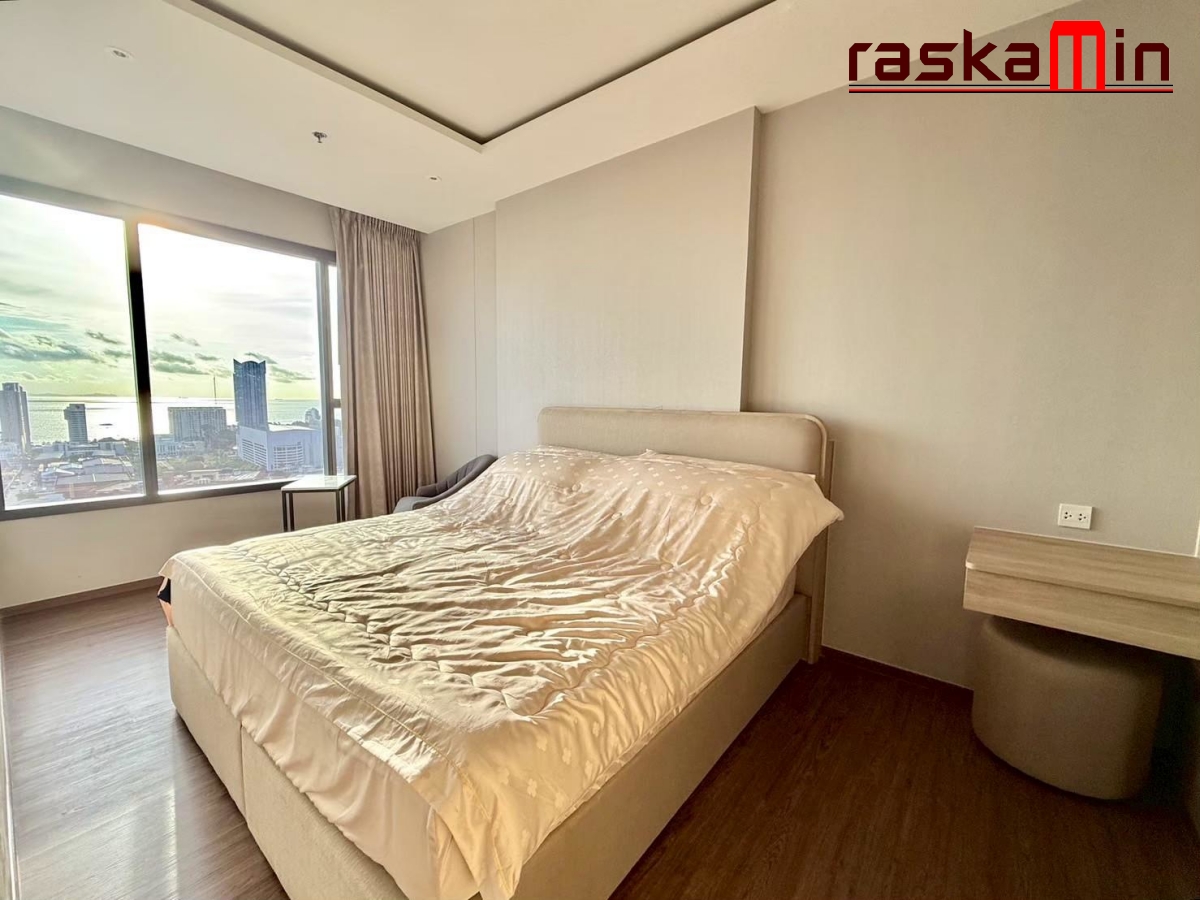 KT0089🌊ONCE Pattaya วันซ์ พัทยา สาย3🌅2ห้องนอน 58.5ตรม ชั้น22 พร้อมเฟอร์นิเจอร์