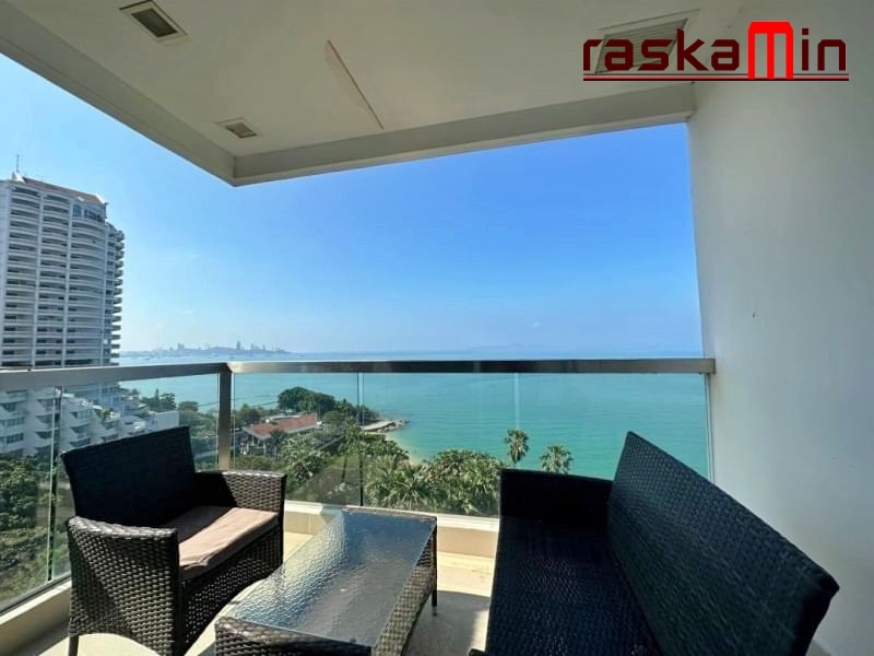 KT0091🌴The Palm Wongamat Beach🏄‍♂️2ห้องนอน 82ตรม ตึก A ชั้น10🏖️วิวทะเล พร้อมเฟอร์นิเจอร์