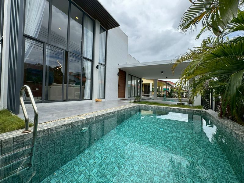 KT0100🏖️Pool Villa นาเกลือ12 ใกล้ปราสาทสัจธรรม 3ห้องนอน พร้อมเฟอร์นิเจอร์🏊สระว่ายน้ำ