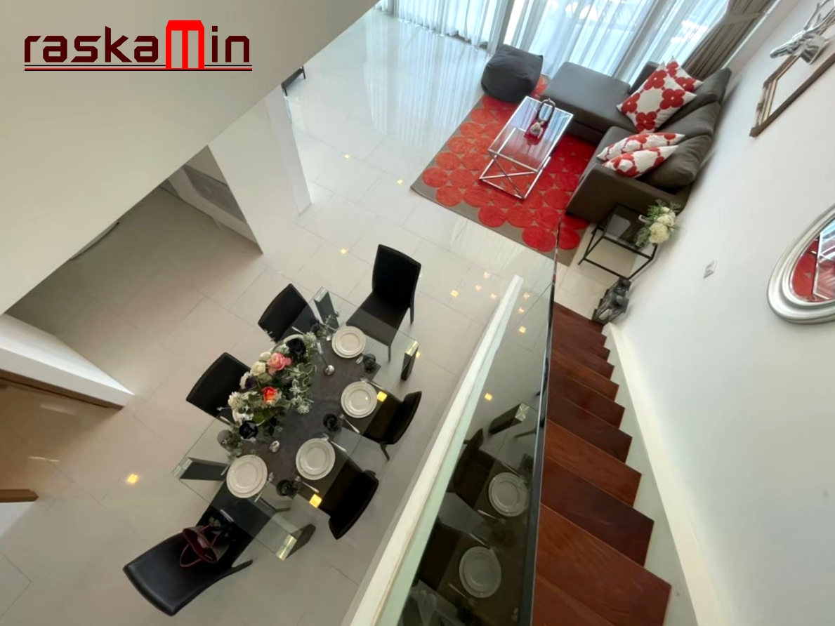 KT0107🏖️The Sanctuary Wongamat พัทยา-นาเกลือ12🌴Duplex 139ตรม 2ห้องนอน ชั้น7 พร้อมเฟอร์นิเจอร์