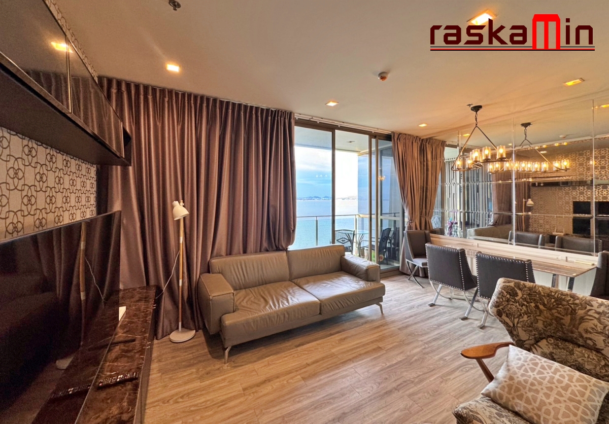 KT0110🌴Baan Plai Haad Pattaya | บ้านปลายหาด พัทยาเหนือ🏖️2ห้องนอน 72ตรม ชั้น19🏰วิวทะเล พร้อมเฟอร์นิเจอร์