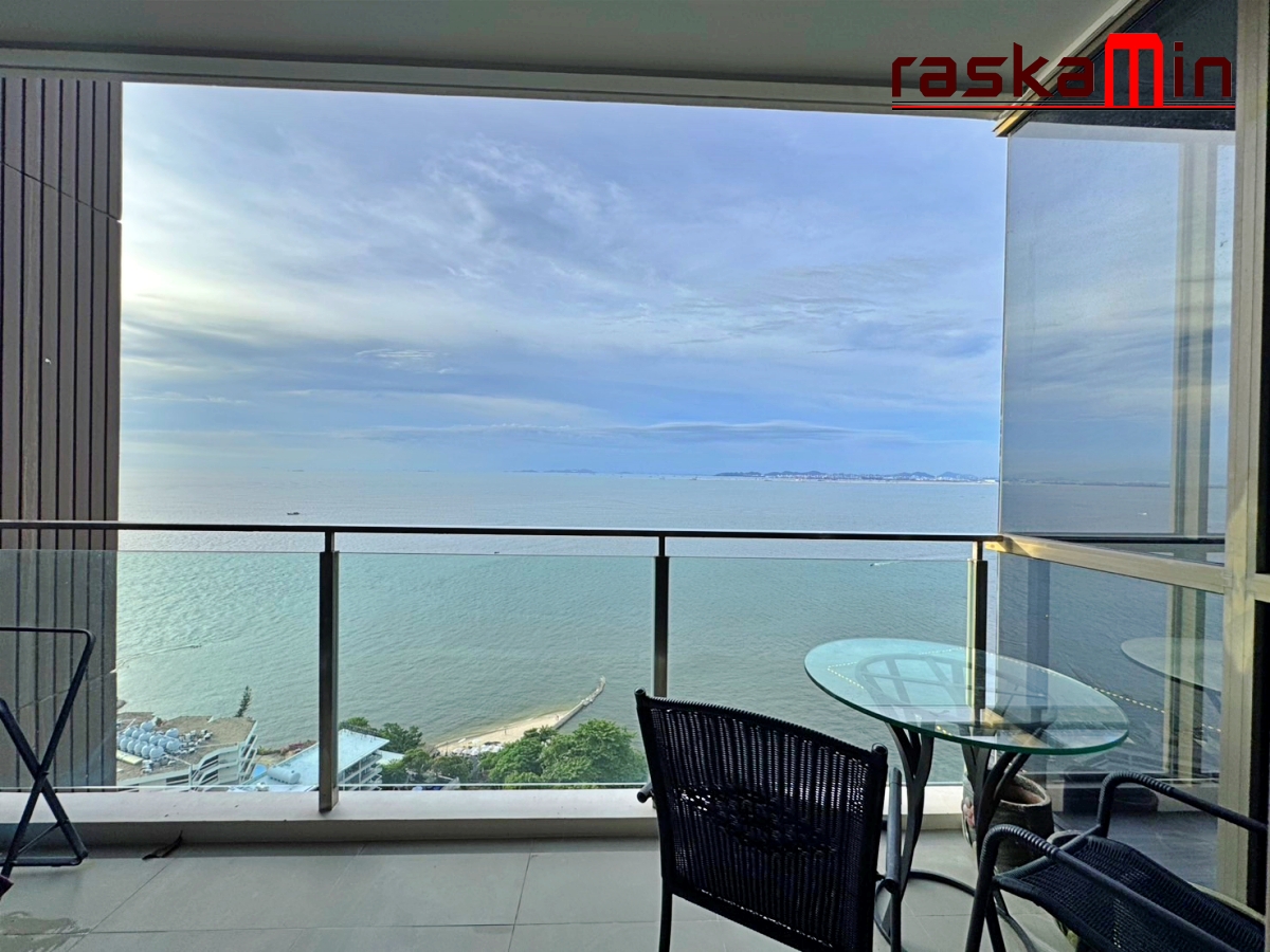 KT0110🌴Baan Plai Haad Pattaya | บ้านปลายหาด พัทยาเหนือ🏖️2ห้องนอน 72ตรม ชั้น19🏰วิวทะเล พร้อมเฟอร์นิเจอร์