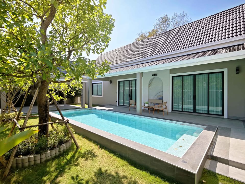 KT0500🏡 ขายบ้านเดี่ยวสไตล์นอร์ดิก – ซอยสยามคันทรีคลับ พัทยา ✨ ตกแต่งสวย ขายพร้อมผู้เช่า รายได้ทันที