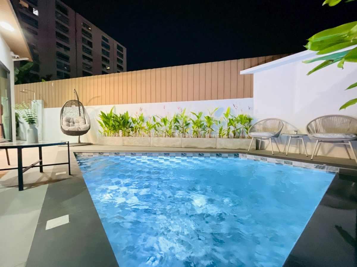 KT0113🏖️Pool Villa💎พัทยากลาง ใกล้BigC Extra 3ห้องนอน 54ตรว🏊พร้อมสระว่ายน้ำ เฟอร์นิเจอร์