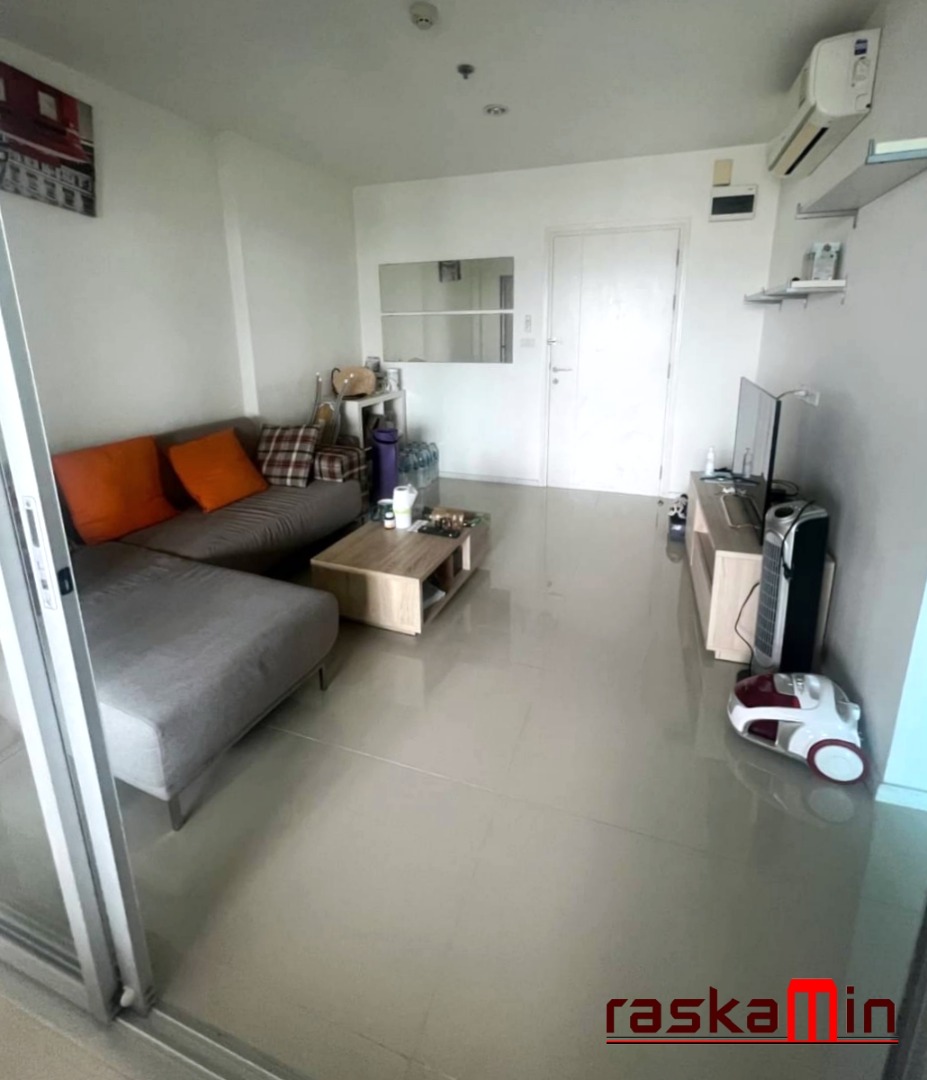 KT0115🚆Aspire สุขุมวิท48😍1ห้องนอน 38ตรม ชั้น24 ตึกS พร้อมเฟอร์นิเจอร์ ใกล้BTSพระโขนง