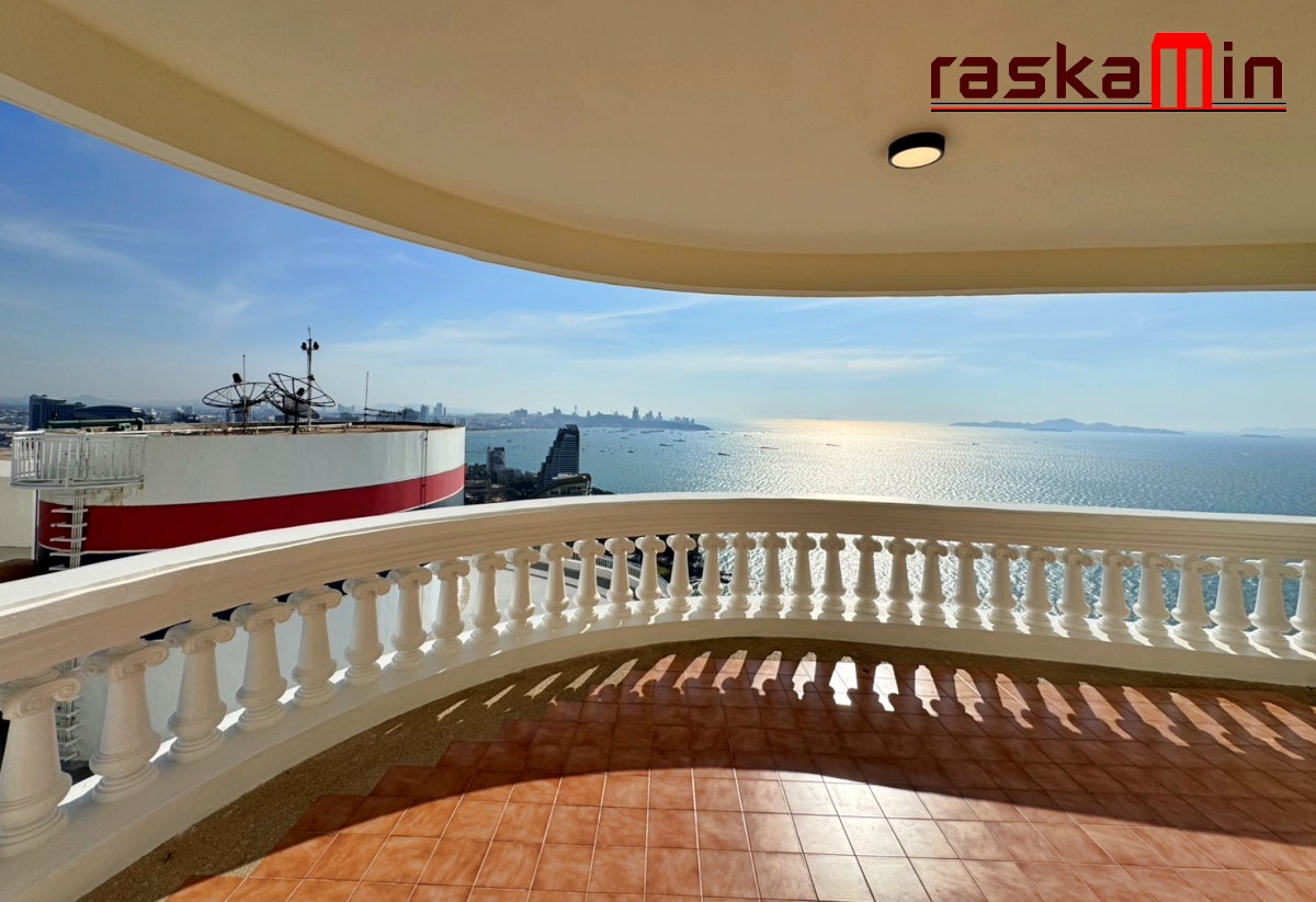 KT0119🦀Sky Beach Condo สกายบีช คอนโด🏖️2ห้องนอน 124.5ตรม ชั้น38🌊วิวทะเล พร้อมเฟอร์นิเจอร์