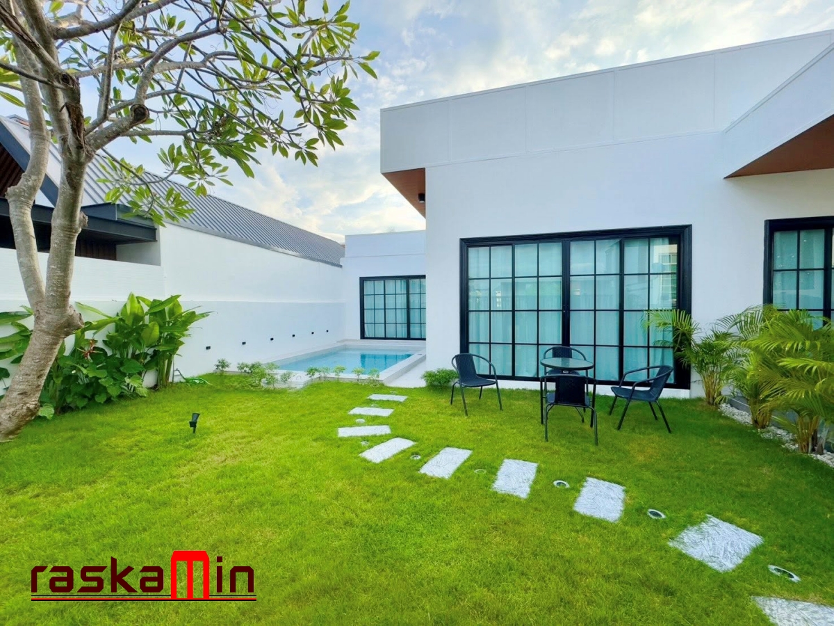 KT0123🚵Pool Villa ใกล้สวนสุขภาพหนองปรือ 3ห้องนอน 64ตรว🏊พร้อมสระว่ายน้ำ🌷สวน🪑เฟอร์นิเจอร์