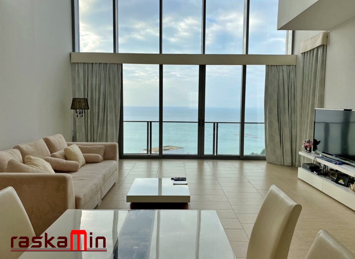 KT0124🦀Northpoint Pattaya นอร์ท พอยท์ พัทยา🏖️Duplex 3ห้องนอน 175ตรม ชั้น19🌊วิวทะเล พร้อมเฟอร์นิเจอร์