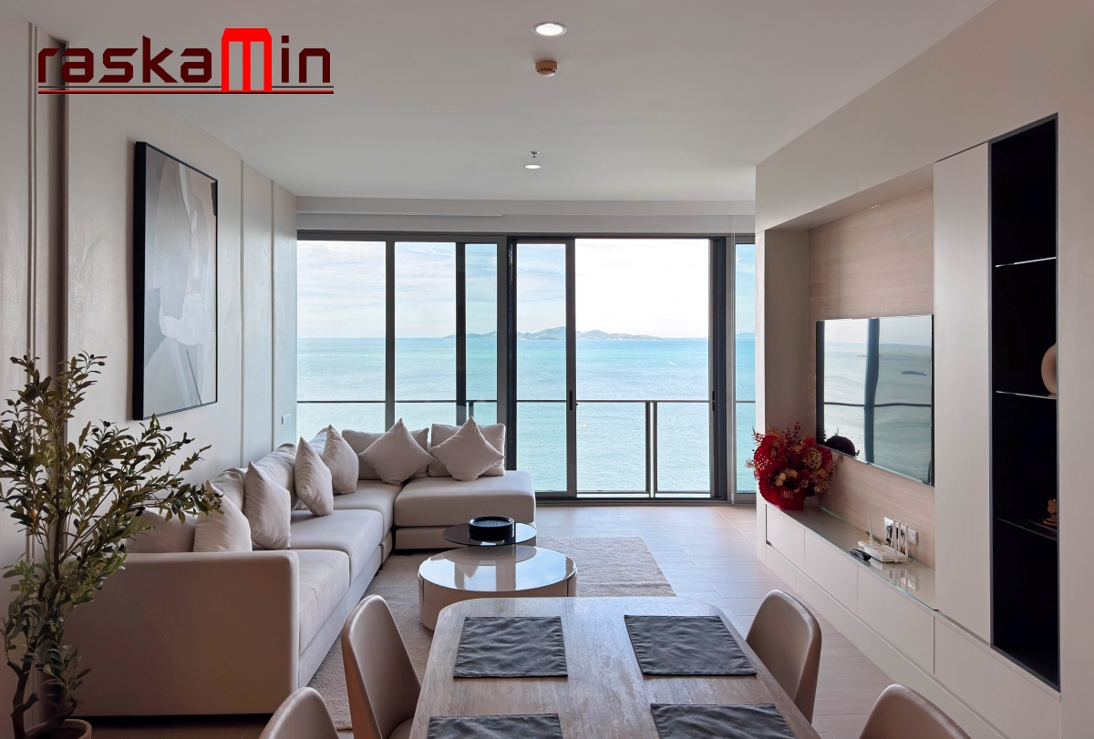 KT0126🦀Northpoint Pattaya นอร์ท พอยท์ พัทยา🏖️2ห้องนอน 101ตรม ตึก A🌊วิวทะเล พร้อมเฟอร์นิเจอร์