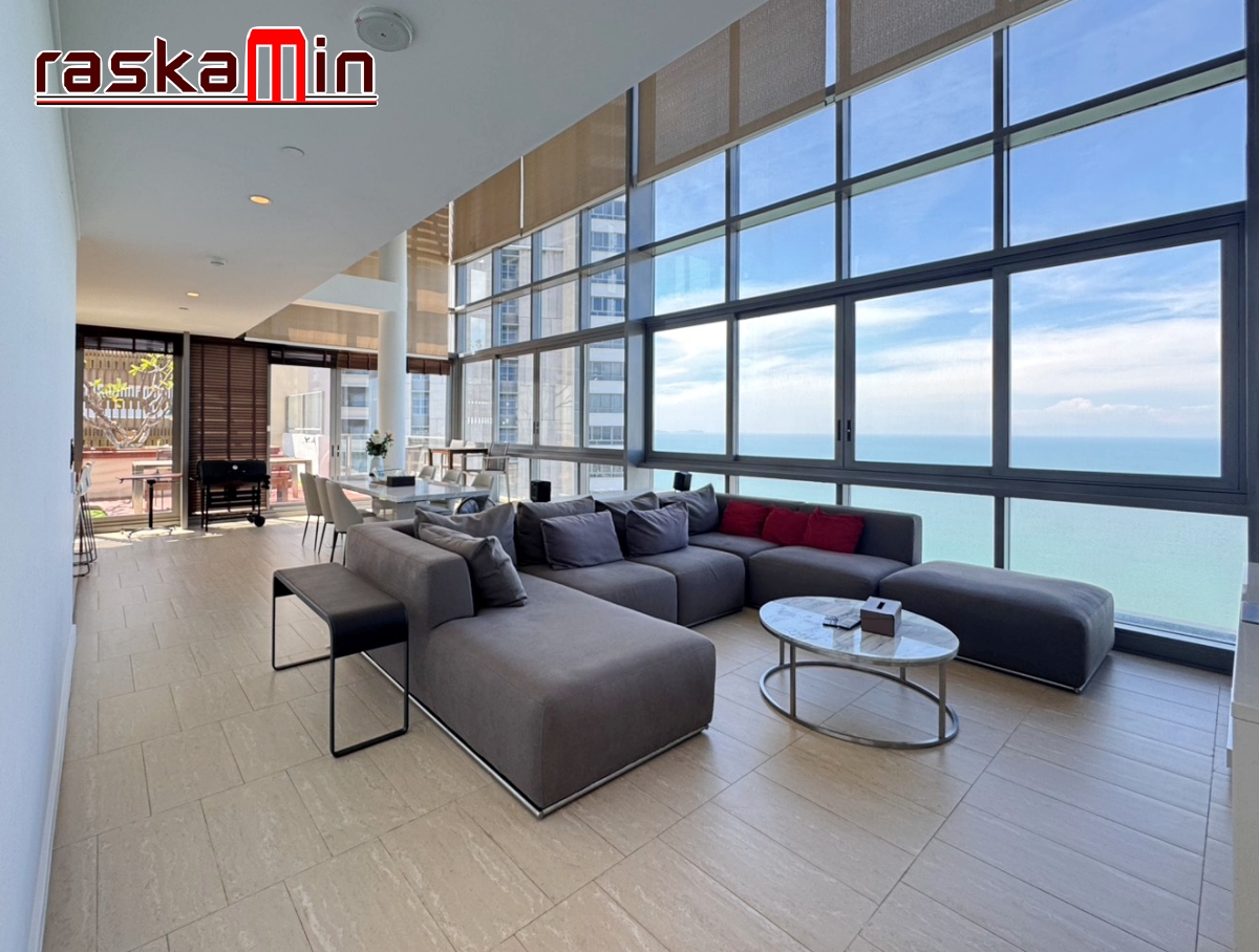 KT0127🦀Northpoint Pattaya นอร์ท พอยท์ พัทยา🏖️Duplex🏊‍♂️สระน้ำส่วนตัว 4ห้องนอน 359ตรม ชั้นสูง🌊วิวทะเล พร้อมเฟอร์นิเจอร์