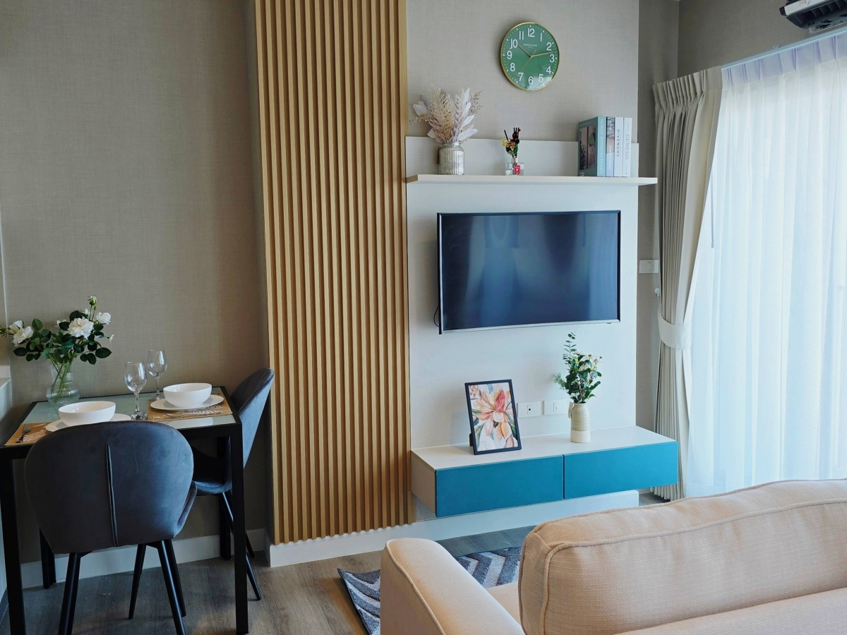 KT0128🌊Centric Sea Pattaya เซ็นทริค ซี พัทยา🌅1ห้องนอน 32ตรม ชั้น25 ตึกB พร้อมเฟอร์นิเจอร์