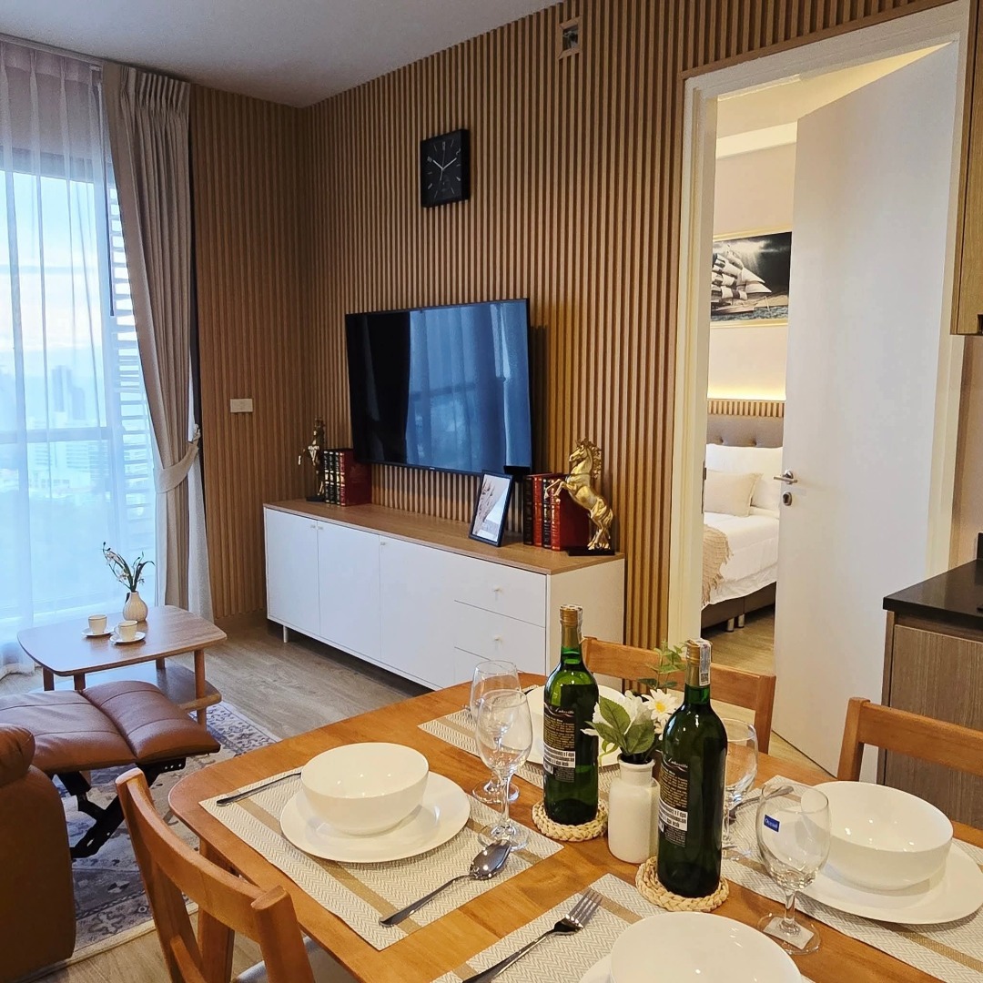 KT0129🌅Unixx South Pattaya | ยูนิกซ์ พัทยาใต้⛰️2ห้องนอน 54ตรม ชั้น38 Fully furnished