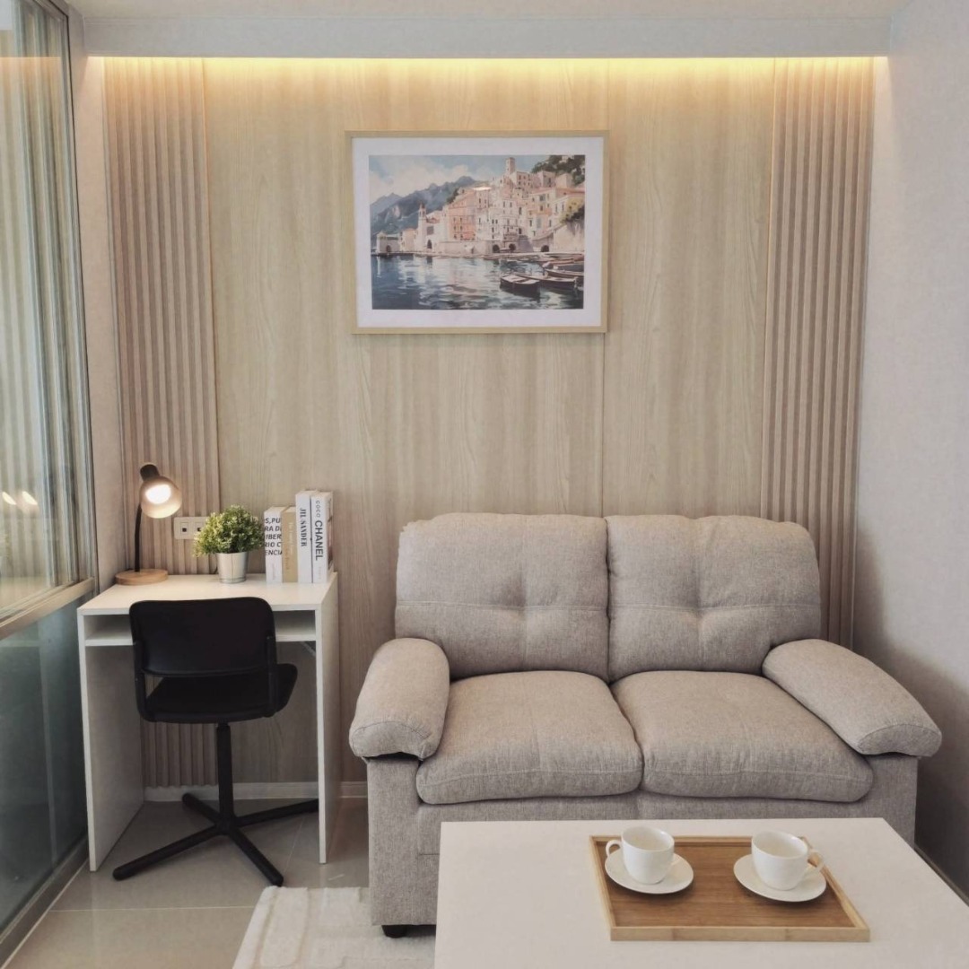 KT0099🌊Lumpini Seaview Jomtien ลุมพินี ซีวิว จอมเทียน🏖️26ตรม 1ห้องนอน ชั้น 26 ตึก D พร้อมเฟอร์นิเจอร์