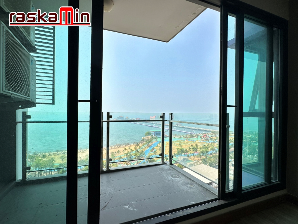 KT0131🌴Ladda Plus Sriracha🏖️1ห้องนอน 44.6ตรม ชั้น12a ตึก A🌊วิวทะเล+เกาะลอย