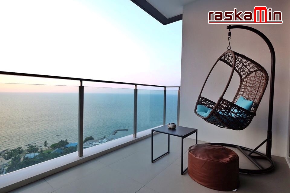 KT0170⛵Baan Plai Haad Pattaya | บ้านปลายหาด🏖️1ห้องนอน 55ตรม ชั้น20 พร้อมเฟอร์นิเจอร์