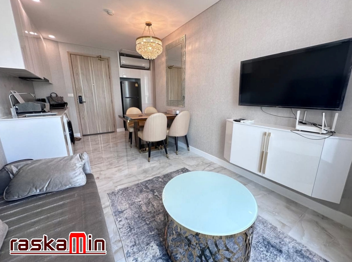 KT0171🌴Copacabana Beach Jomtien🏖️1ห้องนอน 37ตรม ชั้น43🌅วิวทะเล พร้อมเฟอร์นิเจอร์