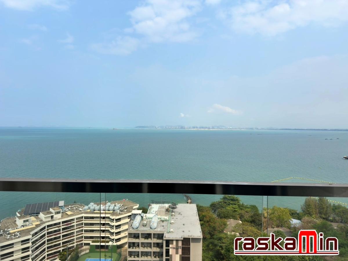 KT0175🌴The Palm Wongamat Beach Pattaya🏄‍♂️Studio 33ตรม ตึก B ชั้น20🏖️พร้อมเฟอร์นิเจอร์