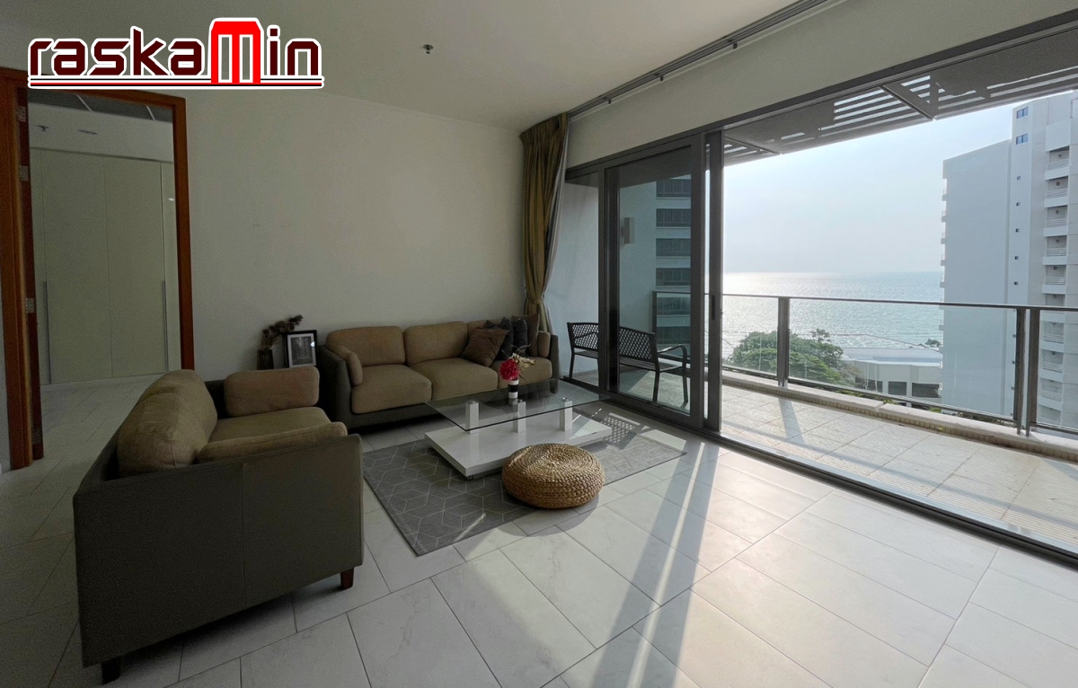 KT0136🦀Northpoint Pattaya🏖️2ห้องนอน 100ตรม ตึก B ชั้น 9🌊วิวทะเล พร้อมเฟอร์นิเจอร์