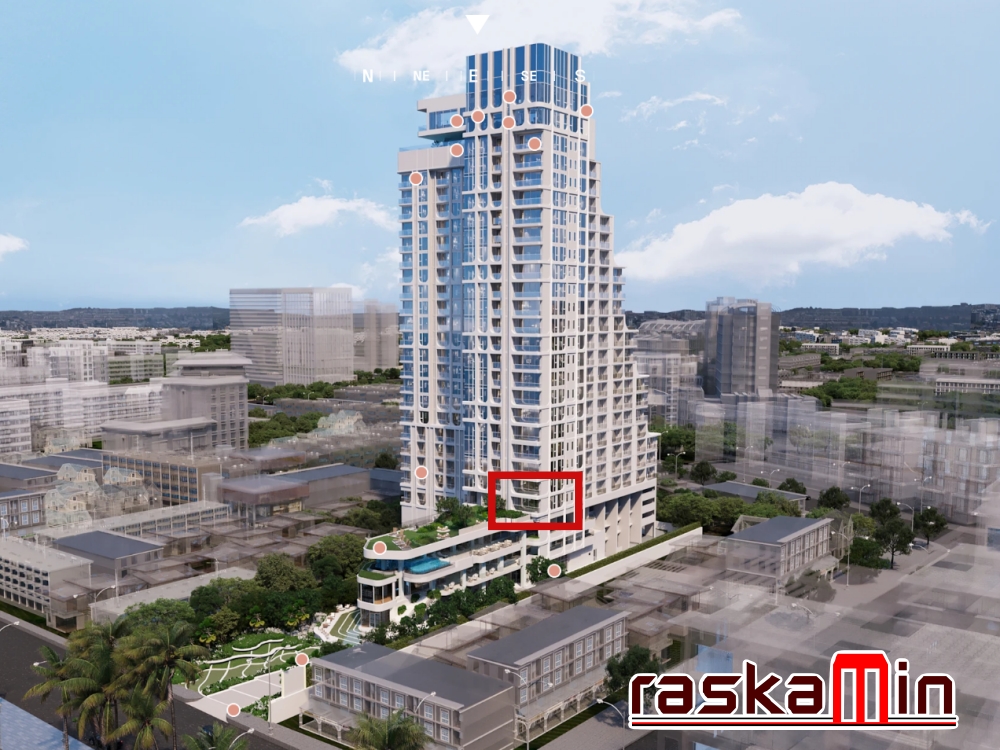 KT0010🦀PTY Residence Sai 1🏖️99.75ตรม 2ห้องนอน ชั้น5 🌊วิวชายหาดพัทยา พร้อมเฟอร์นิเจอร์