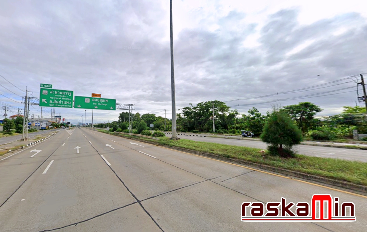 KT0187⛰️ที่ดินติดถนนซุปเปอร์ไฮเวย์ เชียงใหม่-ลำปาง 15-3-2.9 ไร่ ใกล้ BigC ดอนจั่น และ Mega Home