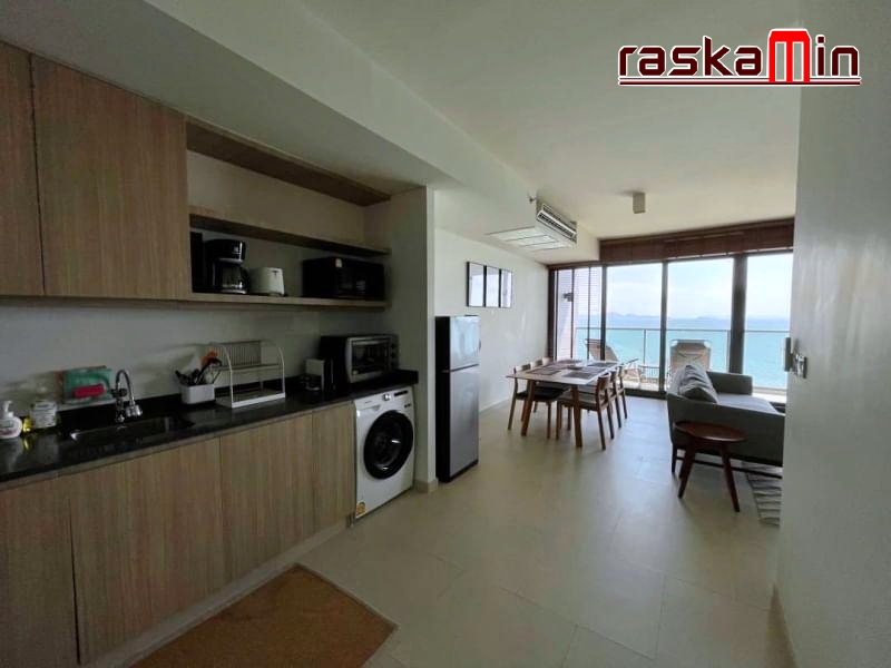 KT0204🏄‍♂️Zire Wongamat🏖️2ห้องนอน 98ตรม ตึก A🌊วิวทะเล พร้อมเฟอร์นิเจอร์