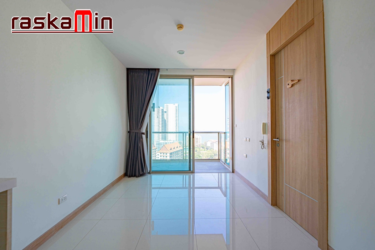 KT0207🌴The Riviera Wongamat🏄‍♂️1 ห้องนอน 35ตรม ชั้น16 ตึกB แถมชุดครัว