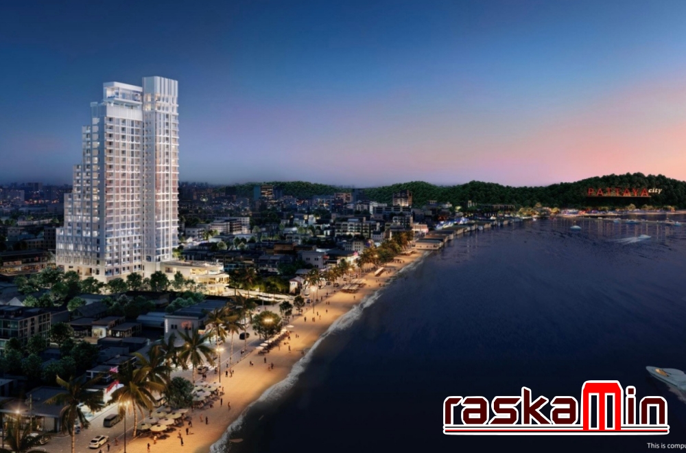 KT0213🏄‍♂️PTY Residence Sai 1🏖️45ตรม 1 ห้องนอน ชั้น5🎆พร้อมเฟอร์นิเจอร์