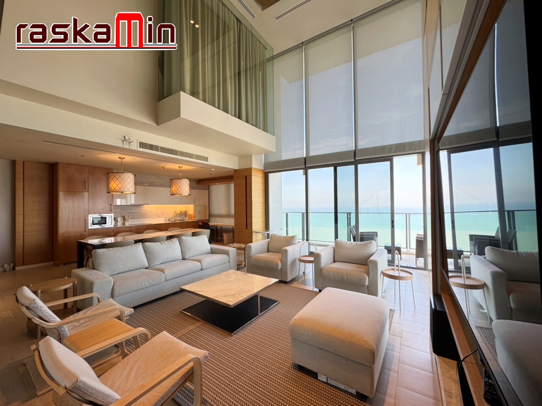 KT0241🦀Northpoint Pattaya🏖️Duplex 4ห้องนอน 220ตรม ตึก B ชั้น 38🌊วิวทะเล