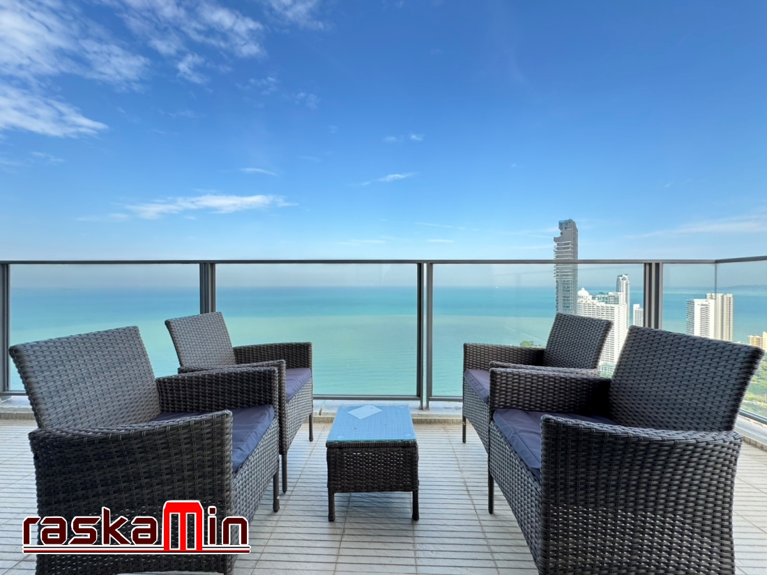 KT0241🦀Northpoint Pattaya🏖️Duplex 4ห้องนอน 220ตรม ตึก B ชั้น 38🌊วิวทะเล