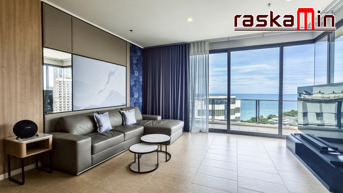 KT0243🦀Northpoint Pattaya🏖️3ห้องนอน 128ตรม ตึก B🛋️พร้อมเฟอร์นิเจอร์