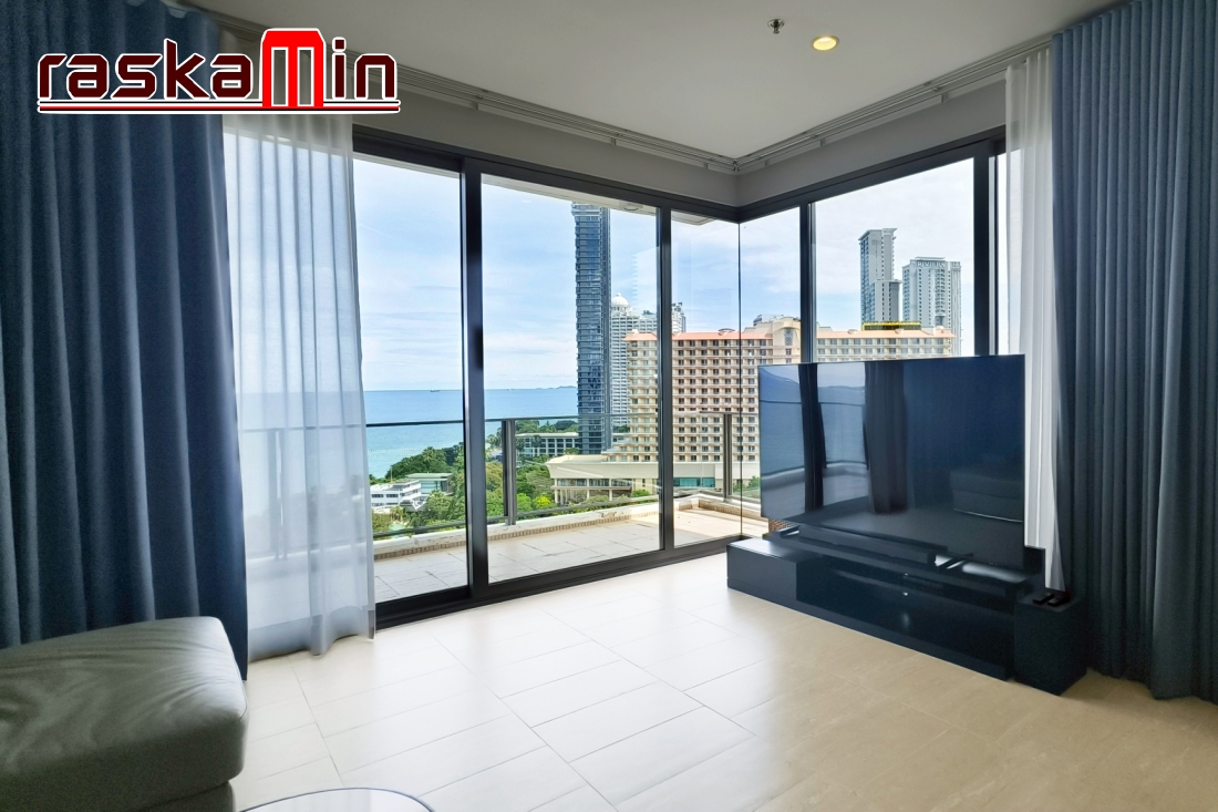 KT0243🦀Northpoint Pattaya🏖️3ห้องนอน 128ตรม ตึก B🛋️พร้อมเฟอร์นิเจอร์