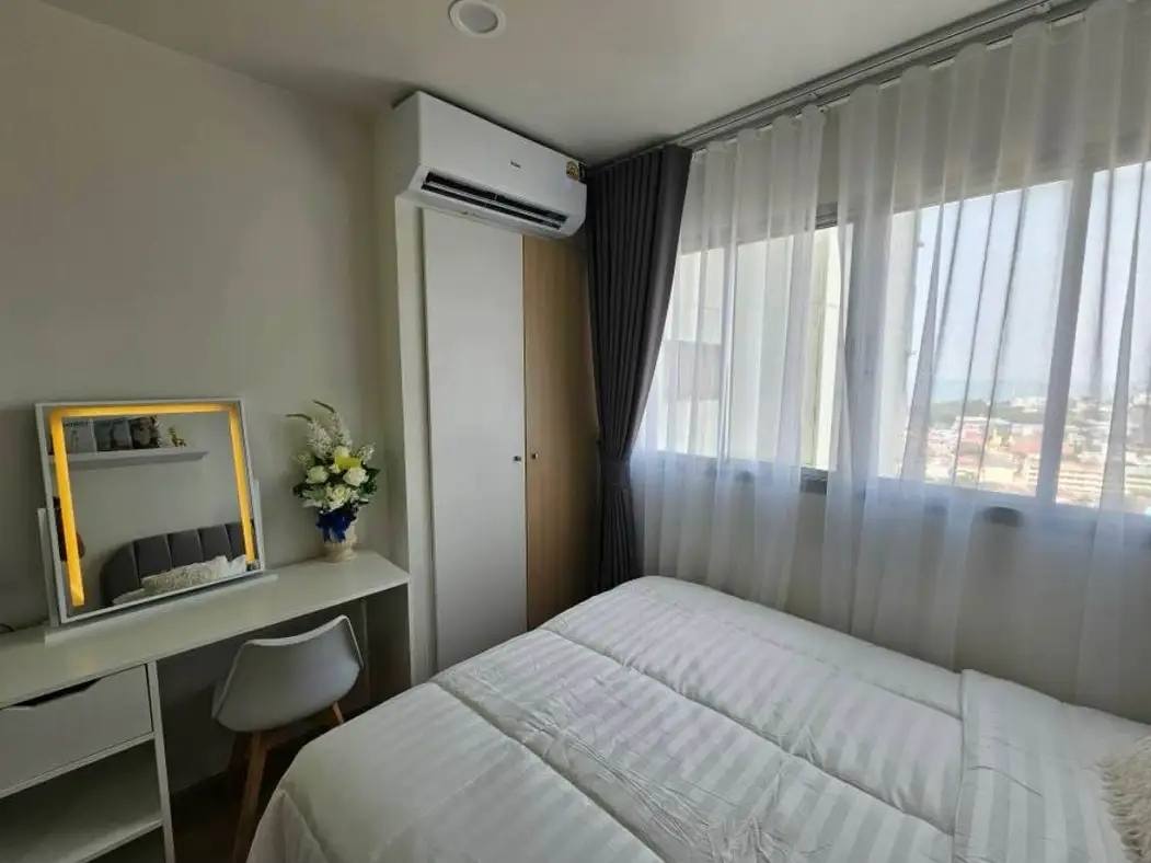 KT0252🏊ลุมพินี คอนโดทาวน์ พัทยาเหนือ-สุขุมวิท🌴1ห้องนอน 23ตรม ชั้น23 ตึกB พร้อมเฟอร์นิเจอร์