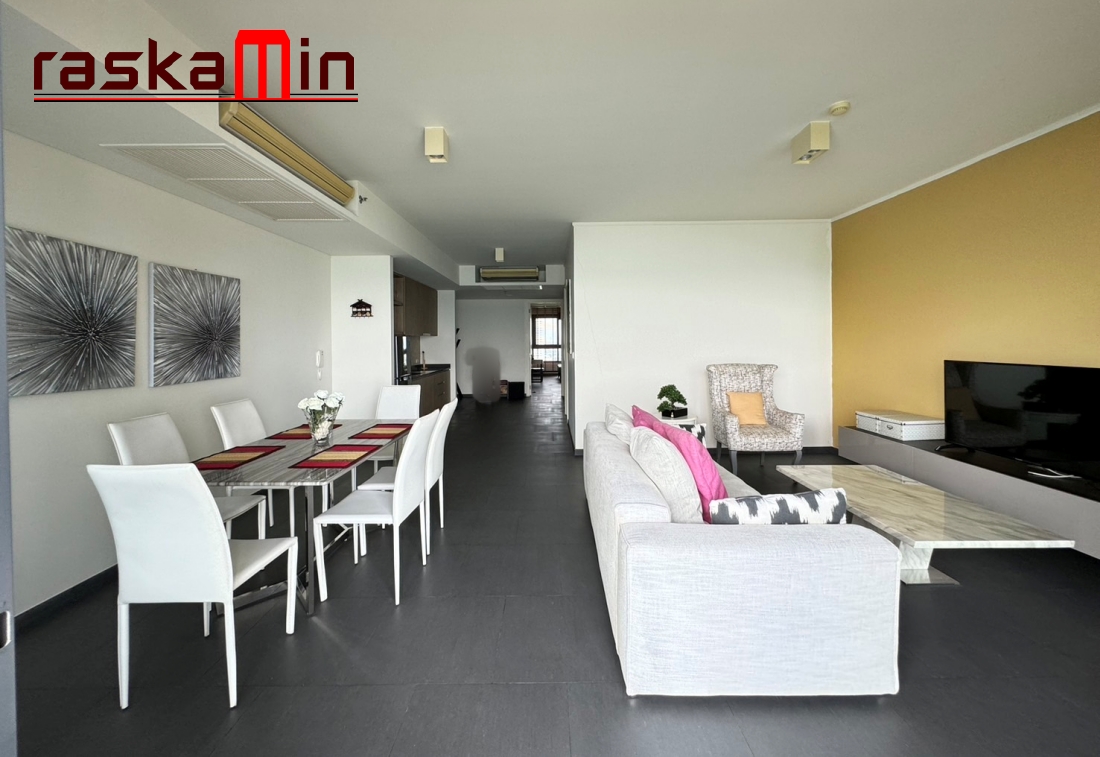 KT0255🏄‍♂️Zire Wongamat🏖️2ห้องนอน 100ตรม ตึก A ชั้นสูง พร้อมเฟอร์นิเจอร์🌊วิวทะเล