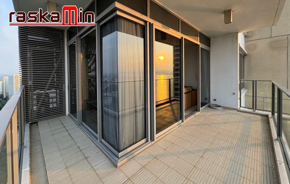 KT0257🦀Northpoint Pattaya🏖️3ห้องนอน 131ตรม ตึก B ชั้นสูง🛋️พร้อมเฟอร์นิเจอร์