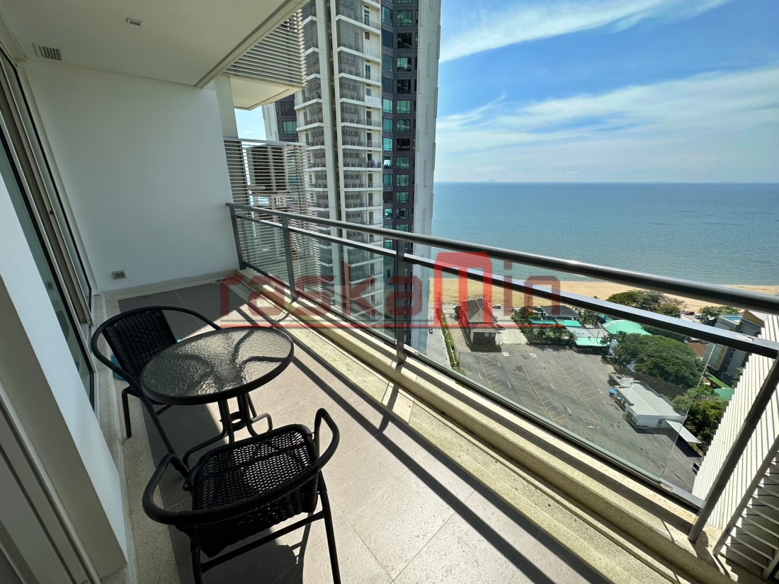 KT0278🌅Reflection Jomtien🐱2ห้องนอน 103ตรม ตึกB ชั้น20🏖️วิวทะเล พร้อมเฟอร์นิเจอร์ ระเบียงกว้าง