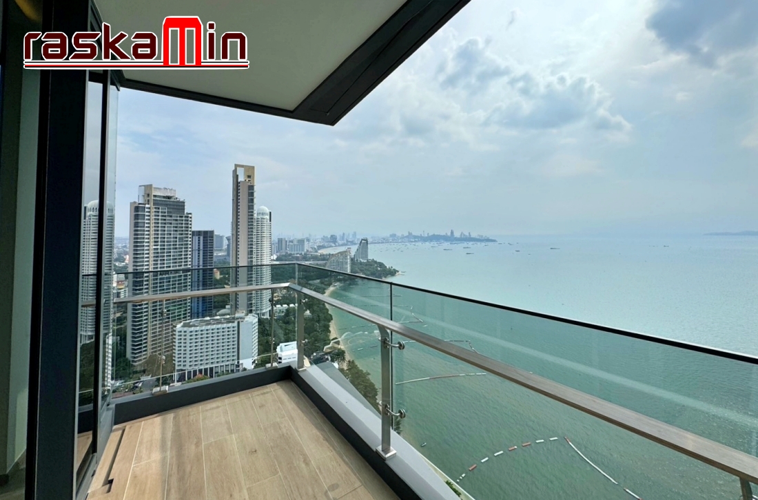 KT0290🦀AROM Wongamat🏖️2ห้องนอน 83ตรม ชั้นสูง ห้องมุม🌊วิวทะเล