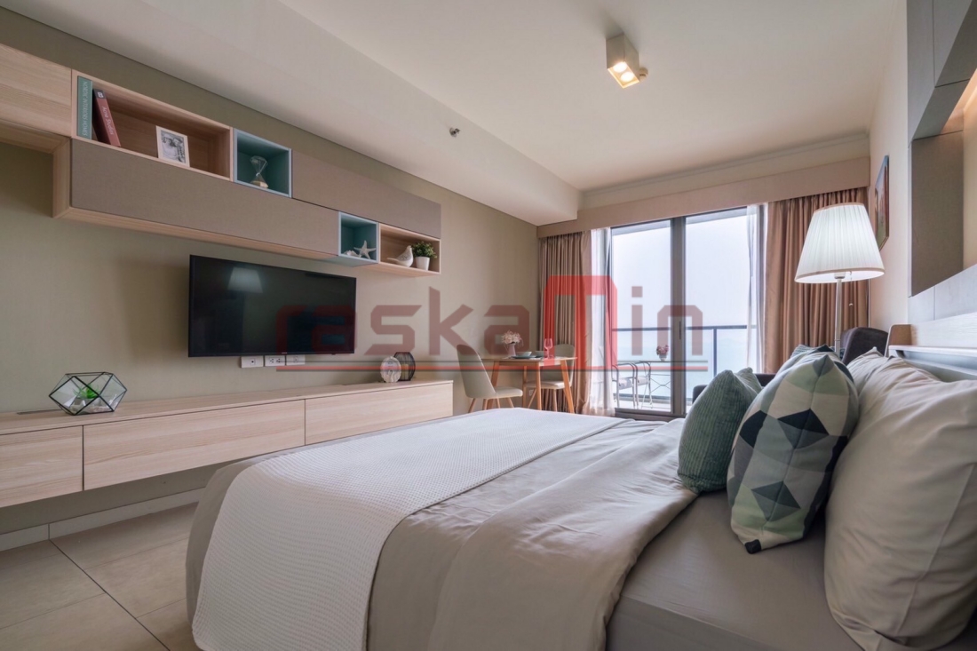 KT0298🏄‍♂️Zire Wongamat🏖️ห้องStudio 39ตรม ตึกA ชั้นสูง😎พร้อมเฟอร์นิเจอร์