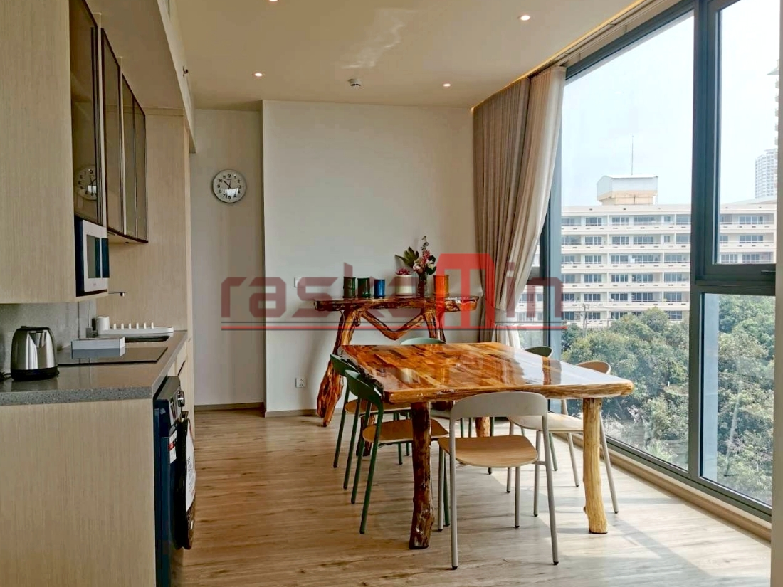 KT0301🏄‍♂️AROM Wongamat🏖️2ห้องนอน 82ตรม ชั้นเตี้ย ห้องมุม🌊วิวทะเล พร้อมเฟอร์นิเจอร์