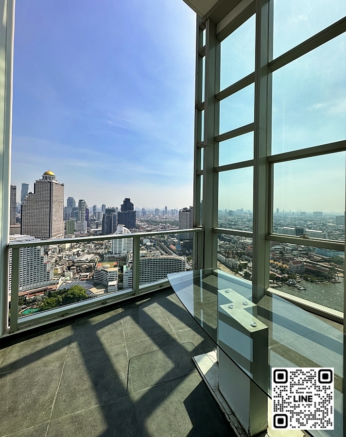 KT0306🌉The River🌅Duplex 328ตรม 4ห้องนอน 1ห้องแม่บ้าน ชั้นสูง วิวแม่น้ำเจ้าพระยา