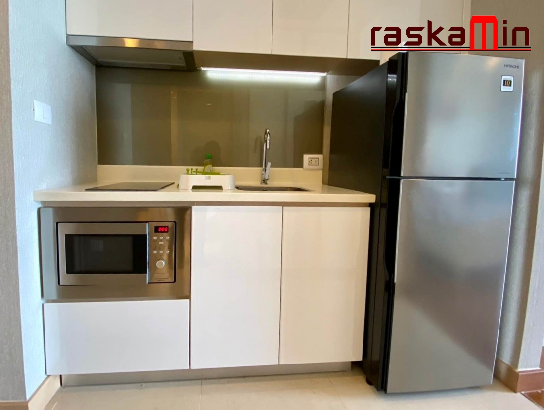 KT0323🌴The Palm Wongamat🏄‍♂️Studio 33ตรม ตึก B ชั้นสูง🏖️พร้อมเฟอร์นิเจอร์