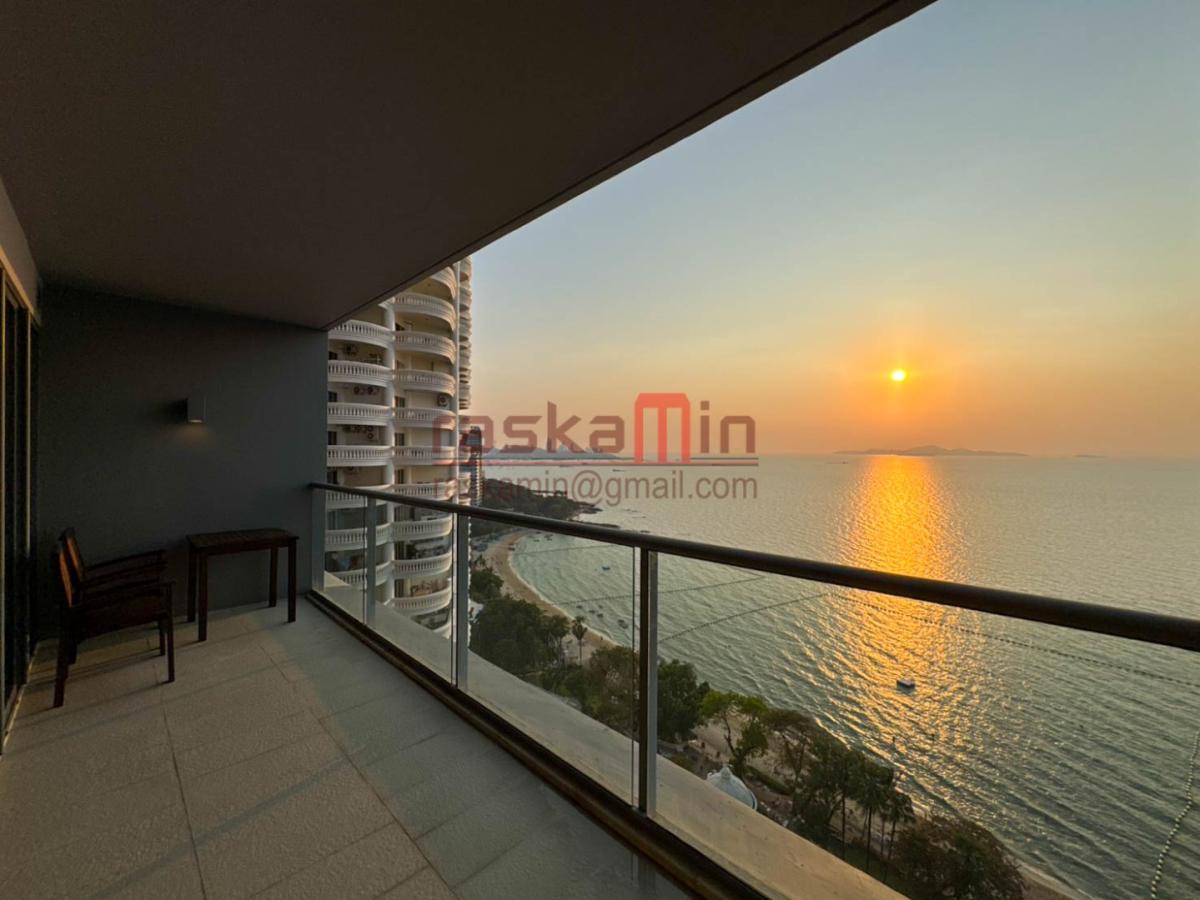 คอนโด 2 ห้องนอน 2 ห้องน้ำ วิวทะเลเต็มตา พร้อมเฟอร์ครบ TQ/FQ ค่าโอน 50/50